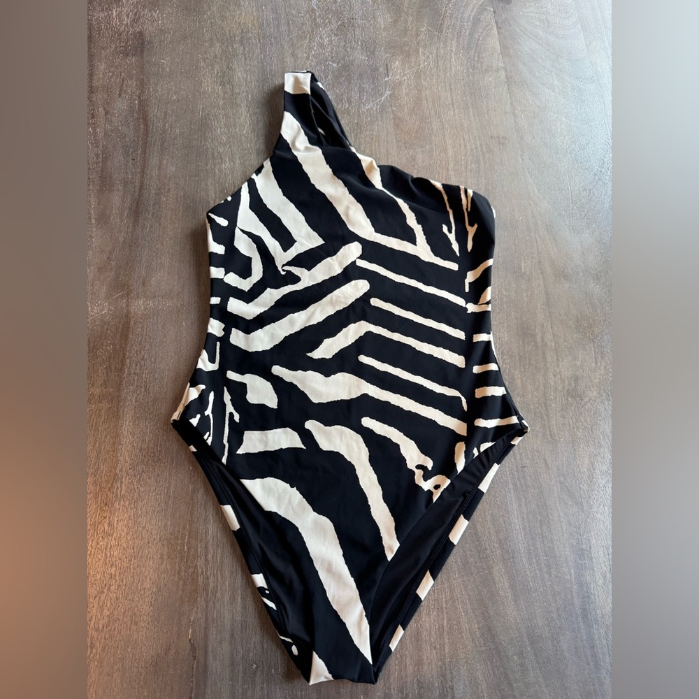 H&M Studio Zebra Print -Black and White Swimsuit